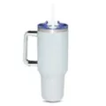 White and Silver Rhinestone Tumbler - 40 oz. at Spencer's