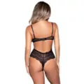 Black Lace Bodysuit at Spencer's