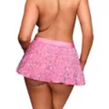 Pink Sequin Micro Skirt at Spencer's