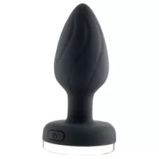Crescent Cutie Silicone Vibrating Light-Up Butt Plug at Spencer's
