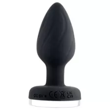 Crescent Cutie Silicone Vibrating Light-Up Butt Plug at Spencer's