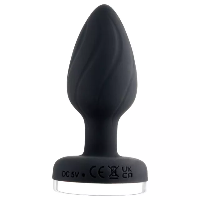 Crescent Cutie Silicone Vibrating Light-Up Butt Plug at Spencer's