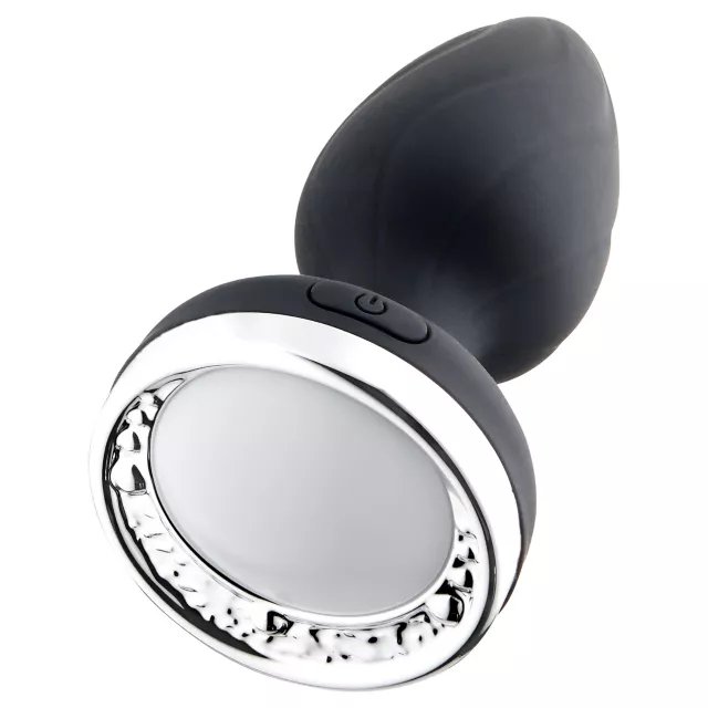 Crescent Cutie Silicone Vibrating Light-Up Butt Plug at Spencer's
