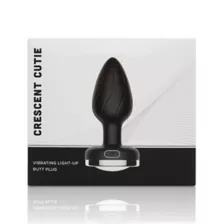 Crescent Cutie Silicone Vibrating Light-Up Butt Plug at Spencer's