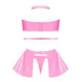 Pink Halter Top and Skirt Set at Spencer's