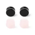 Multi-Pack Obsidian Effect Stone Plugs - 2 Pair at Spencer's