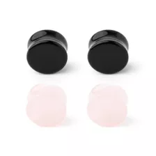 Multi-Pack Obsidian Effect Stone Plugs - 2 Pair at Spencer's