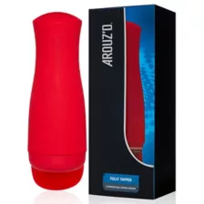 Fully Tapped Ball Tapping Vibrating Stroker - Arouz'd at Spencer's