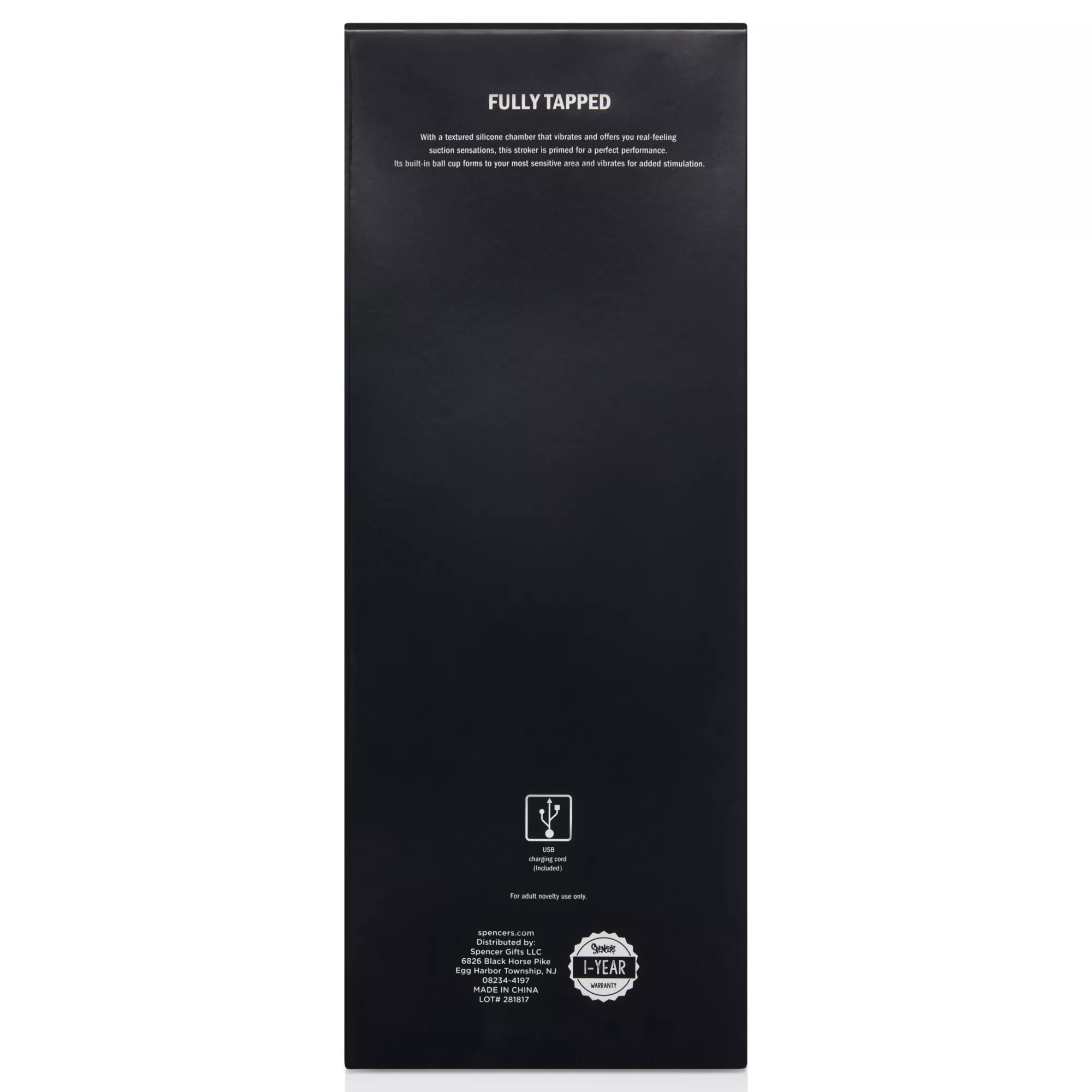 Fully Tapped Ball Tapping Vibrating Stroker - Arouz'd at Spencer's