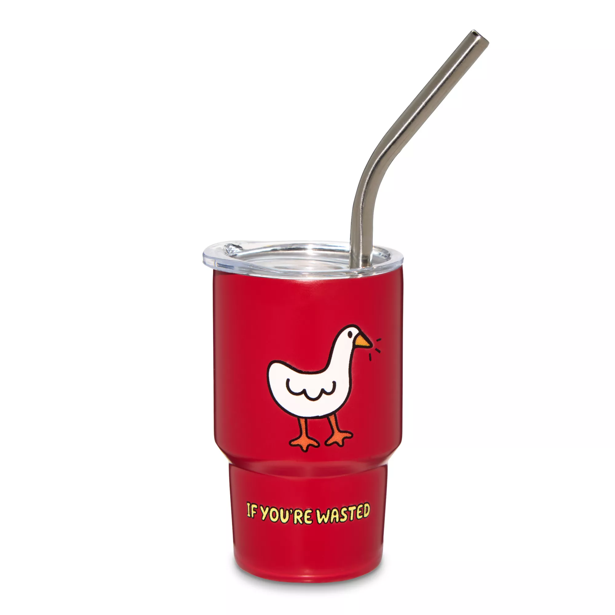 Honk If You're Wasted Mini Tumbler with Straw - 3 oz. at Spencer's