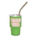 Trippin' Balls Mini Tumbler with Straw - 3 oz. at Spencer's