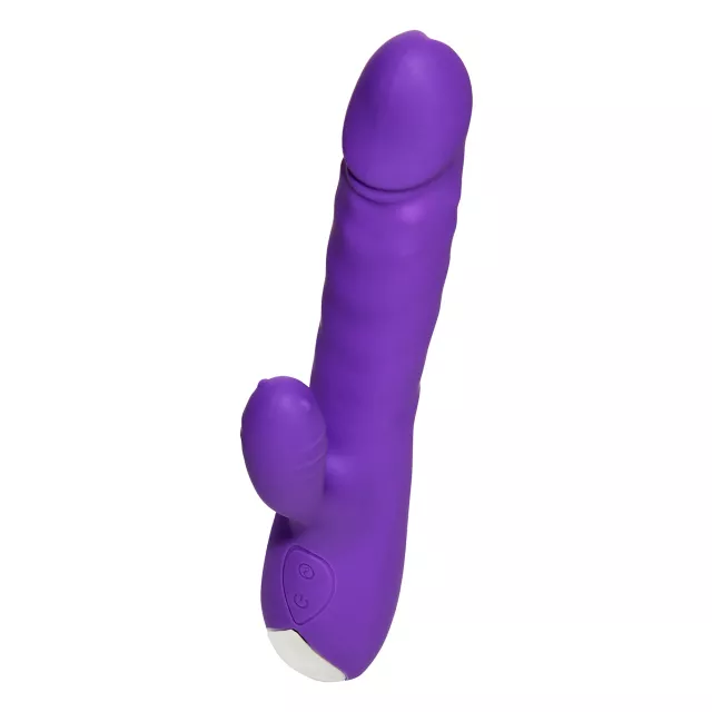 Over the Top Thrusting Rabbit Vibrator Purple - Hott Love Extreme at Spencer's