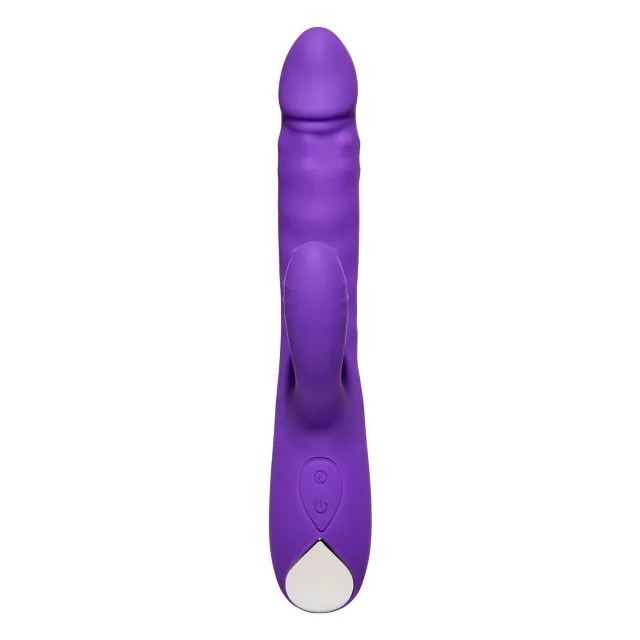 Over the Top Thrusting Rabbit Vibrator Purple - Hott Love Extreme at Spencer's
