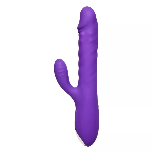Over the Top Thrusting Rabbit Vibrator Purple - Hott Love Extreme at Spencer's