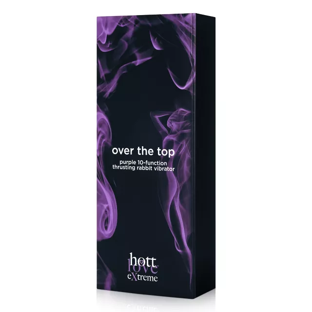 Over the Top Thrusting Rabbit Vibrator Purple - Hott Love Extreme at Spencer's