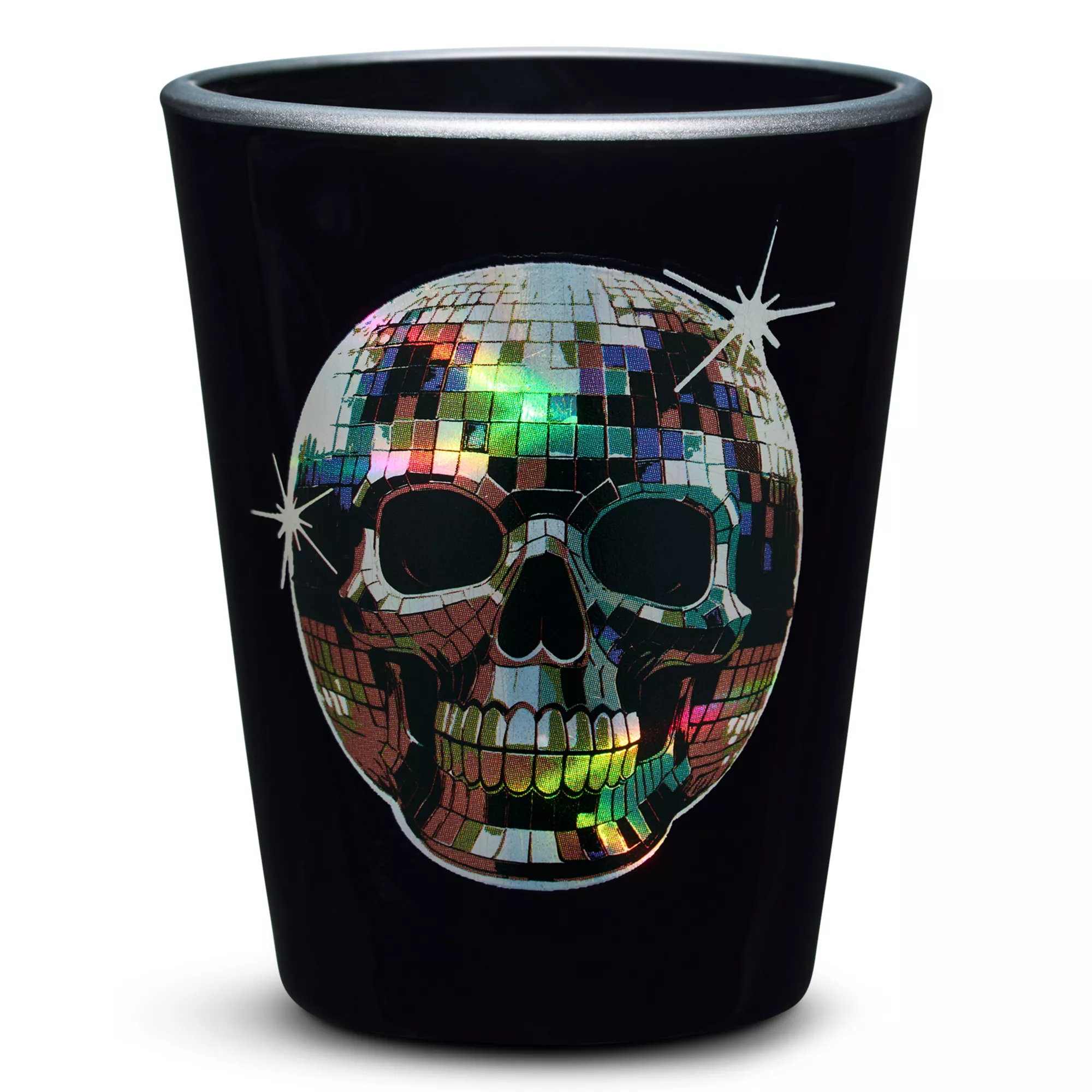 Disco Skull Shot Glass - 1.5 oz. at Spencer's