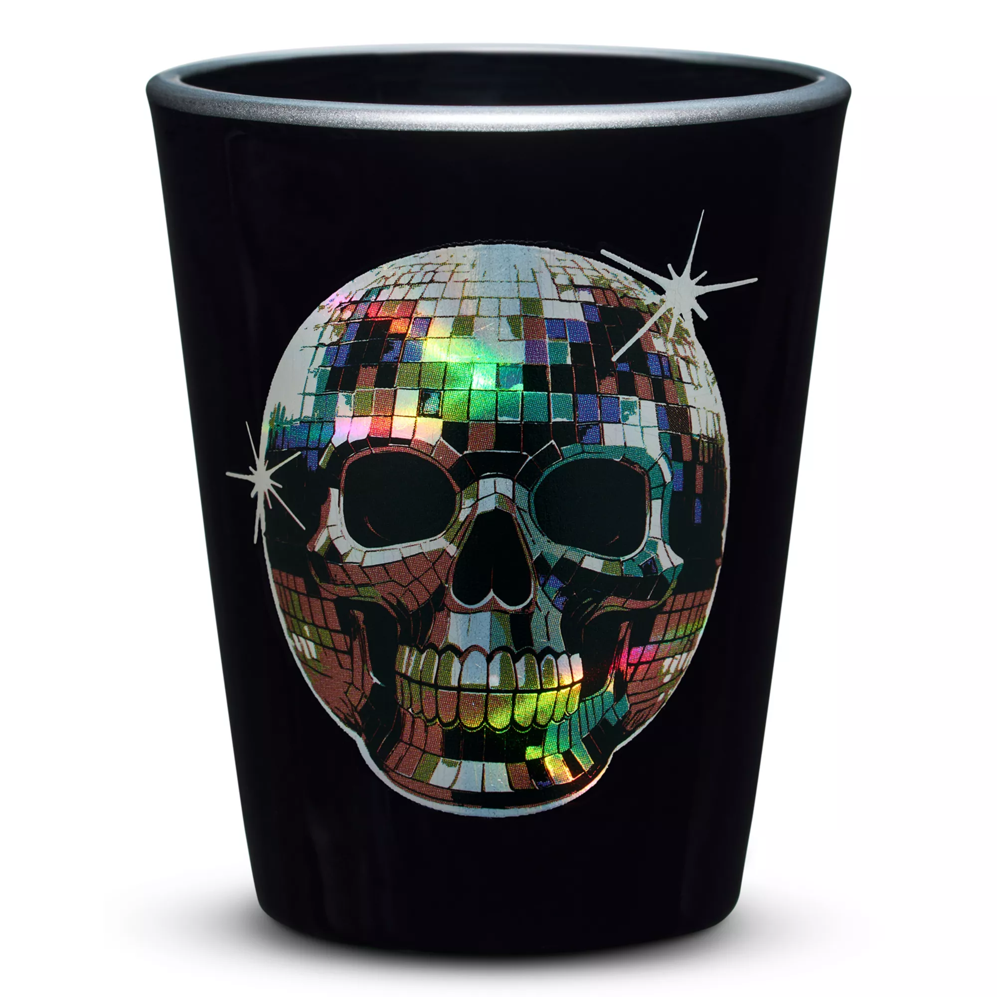 Disco Skull Shot Glass - 1.5 oz. at Spencer's