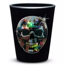 Disco Skull Shot Glass - 1.5 oz. at Spencer's