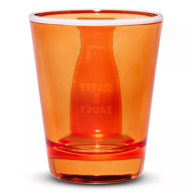 Slutty and Saucy Shot Glass - 1.5 oz. at Spencer's