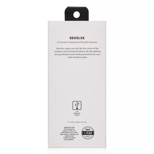 Revolve Twisting Anal Plug at Spencer's
