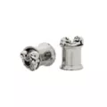 Silvertone Skeleton Plugs at Spencer's