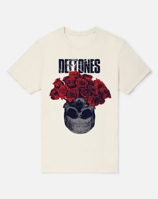 Deftones Skull Roses T Shirt