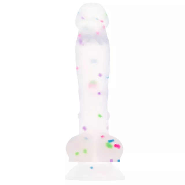 Party Hard Suction Cup Confetti Dildo - Hott Love Extreme at Spencer's
