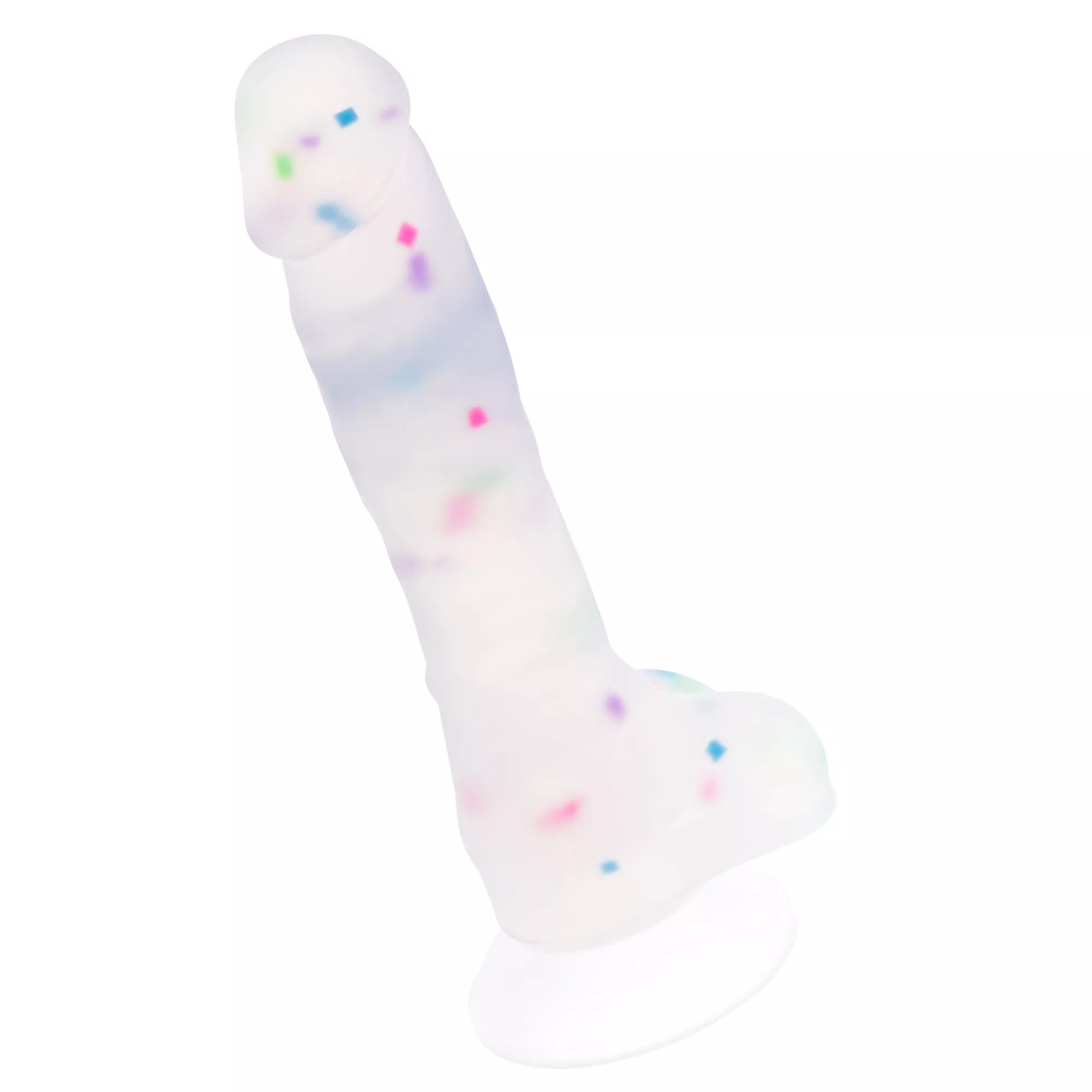 Party Hard Suction Cup Confetti Dildo - Hott Love Extreme at Spencer's