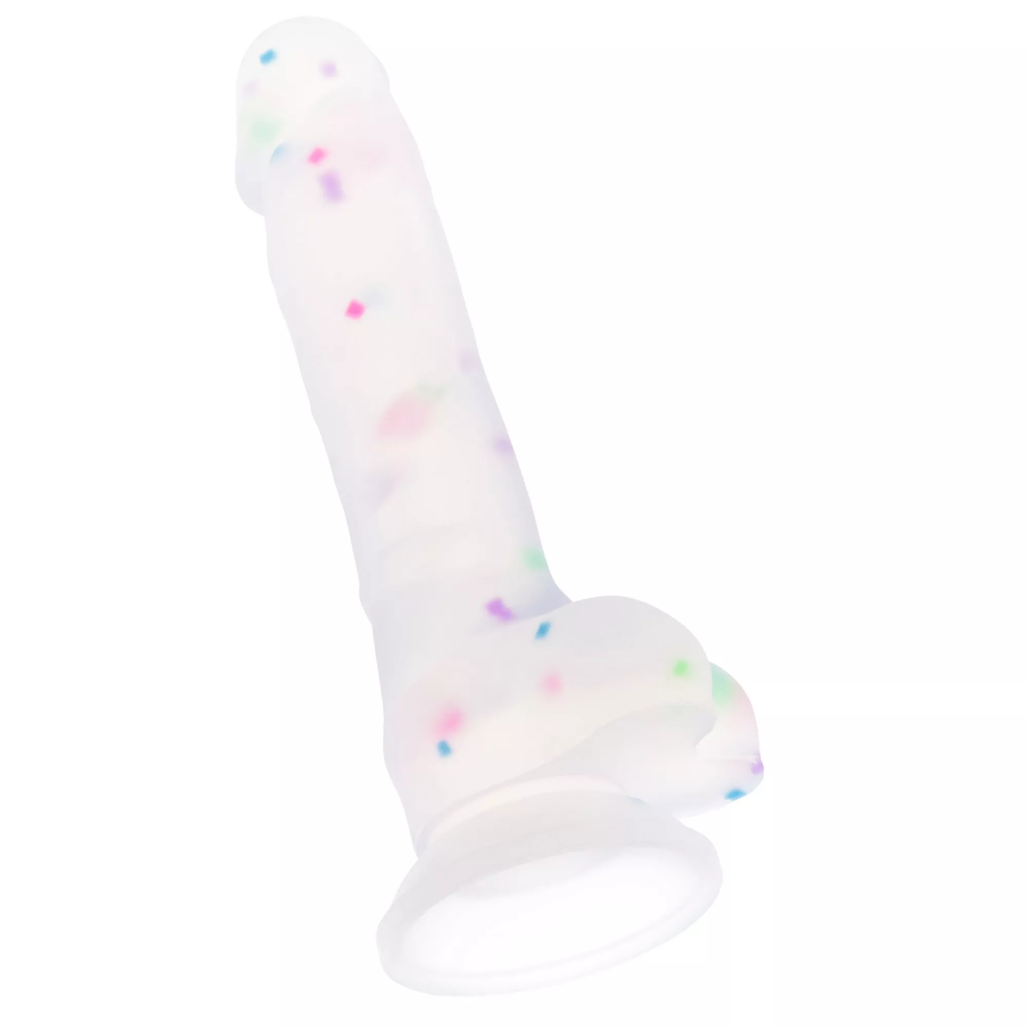 Party Hard Suction Cup Confetti Dildo - Hott Love Extreme at Spencer's