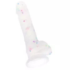 Party Hard Suction Cup Confetti Dildo - Hott Love Extreme at Spencer's