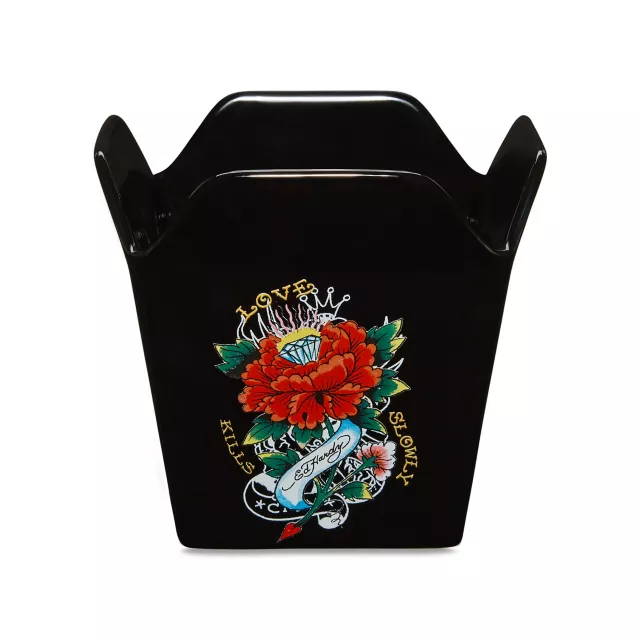 Ed Hardy Love Kills Slowly Take Out Bowl with Chopsticks - 16 oz. at Spencer's