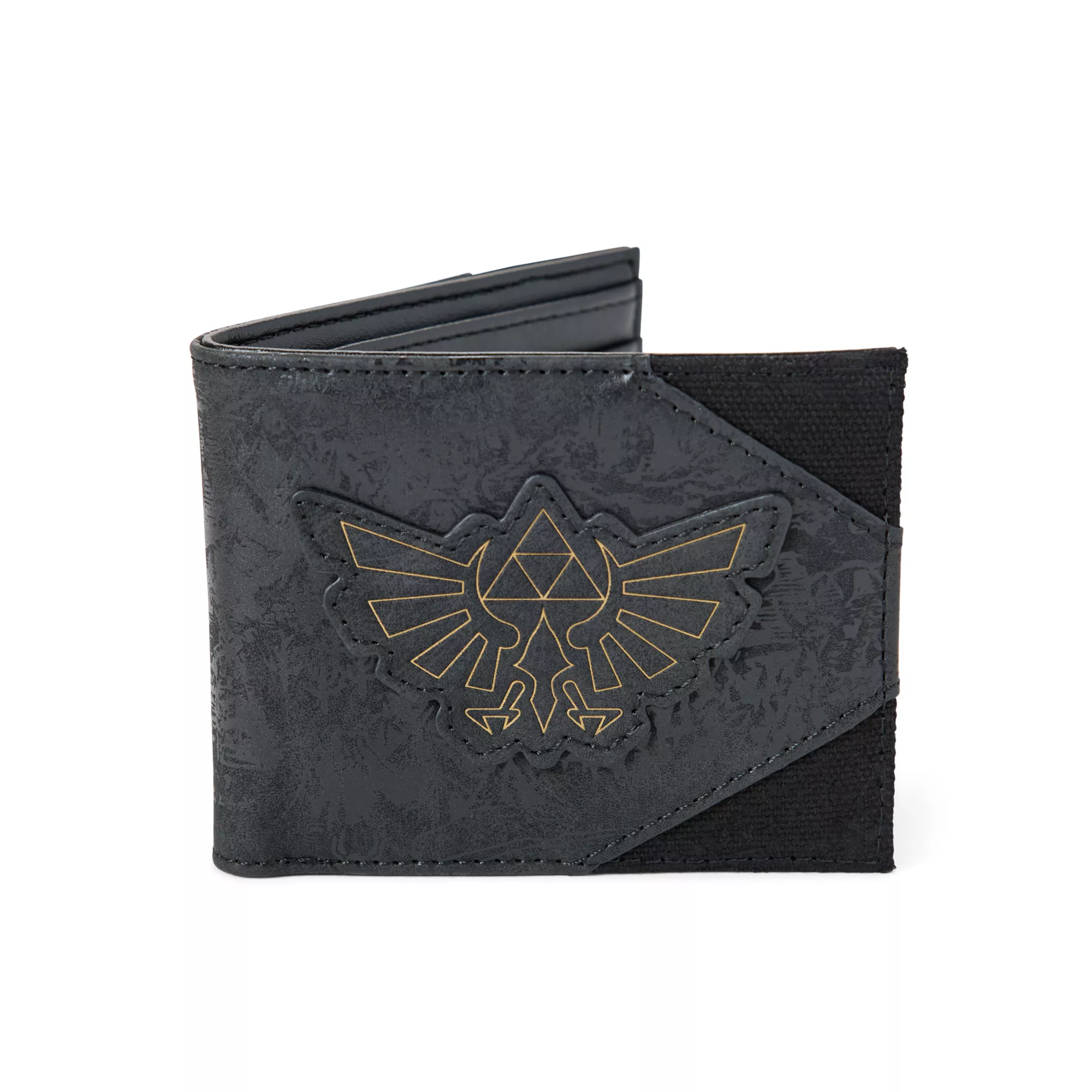 Black Hyrule Badge Bifold Wallet - The Legend of Zelda at Spencer's