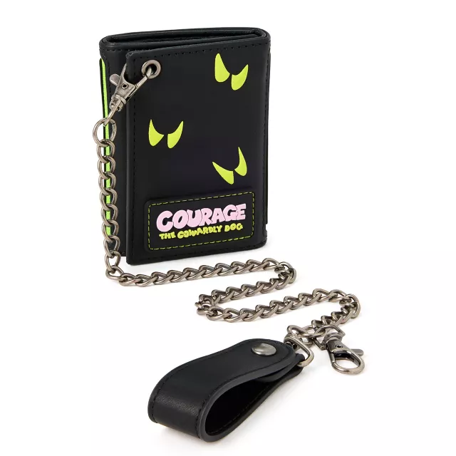 Courage the Cowardly Dog Lenticular Chain Wallet at Spencer's