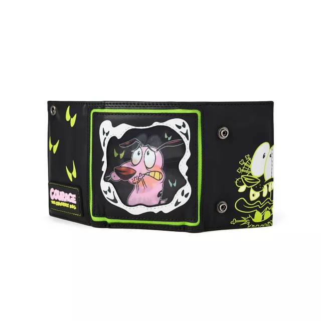 Courage the Cowardly Dog Lenticular Chain Wallet at Spencer's