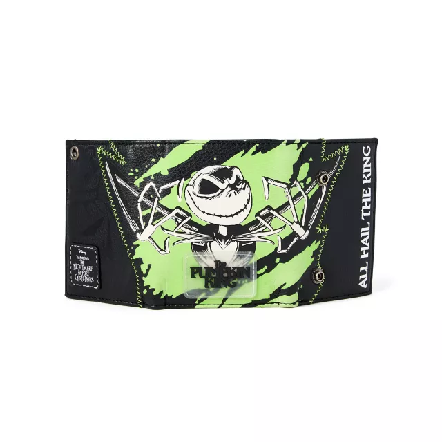 Glow in the Dark Jack Skellington Chain Wallet - The Nightmare Before Christmas at Spencer's