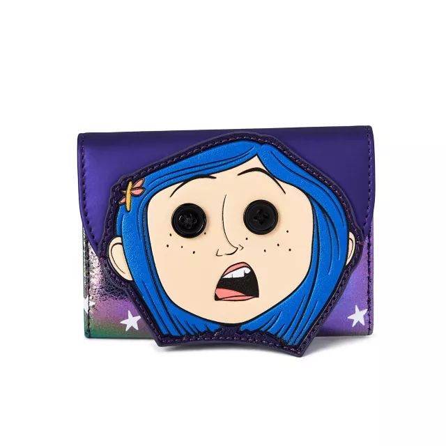 Glow in the Dark Coraline Big Face Wallet at Spencer's