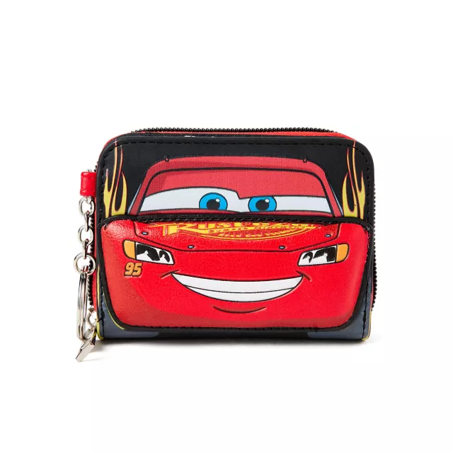 Lightning McQueen Face Zip Wallet - Cars at Spencer's