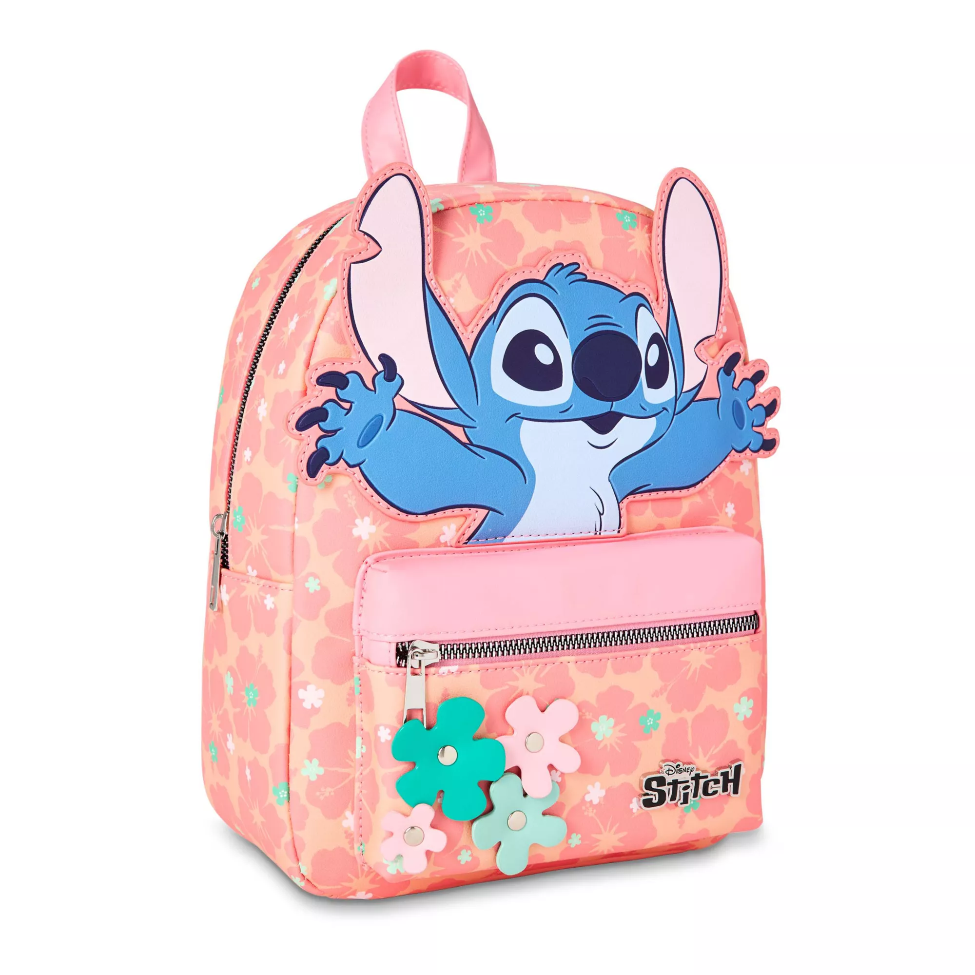 Floral Stitch Mini Backpack - Lilo & Stitch at Spencer's