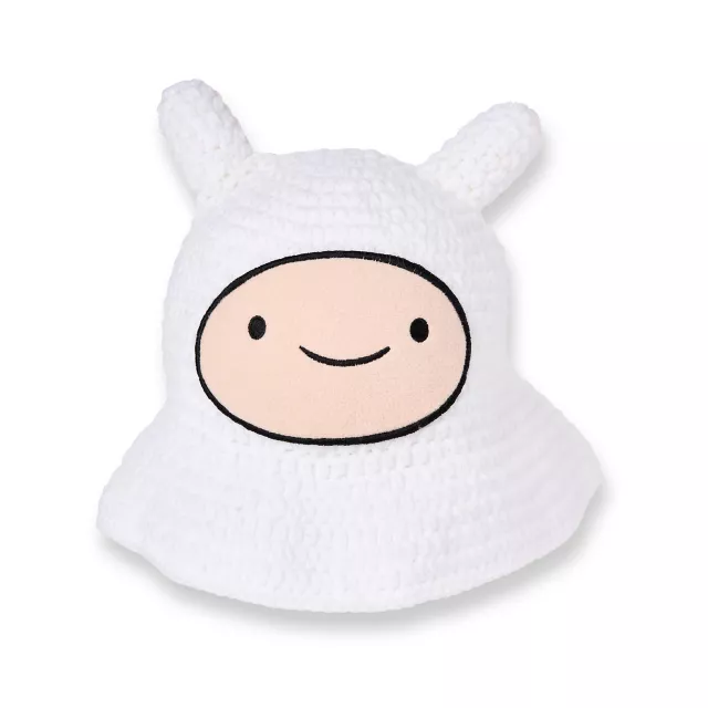 Finn 3D Ears Thick Knit Bucket Hat - Adventure Time at Spencer's