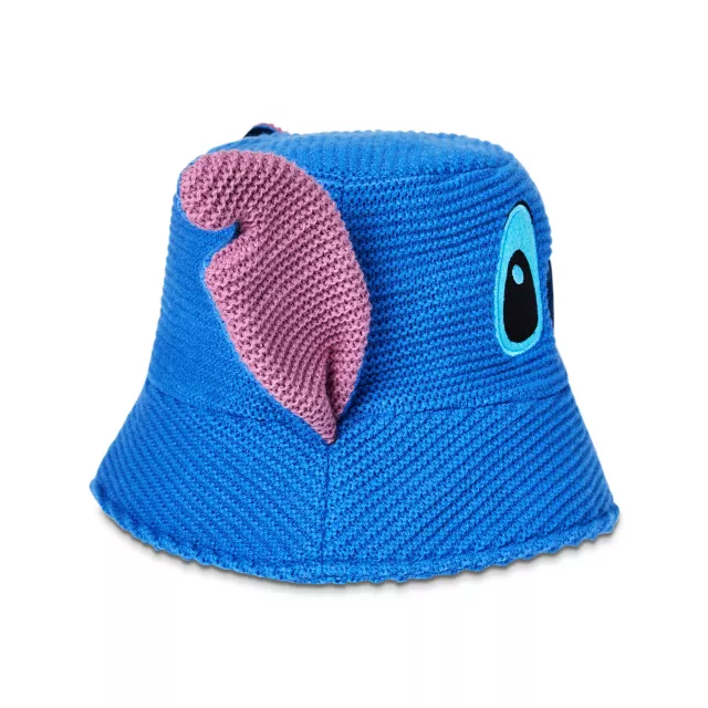 Stitch 3D Ears Thick Knit Bucket Hat - Lilo & Stitch at Spencer's