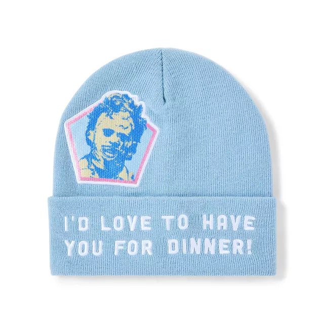 I'd Love to Have You for Dinner Cuff Beanie Hat - The Texas Chainsaw Massacre at Spencer's