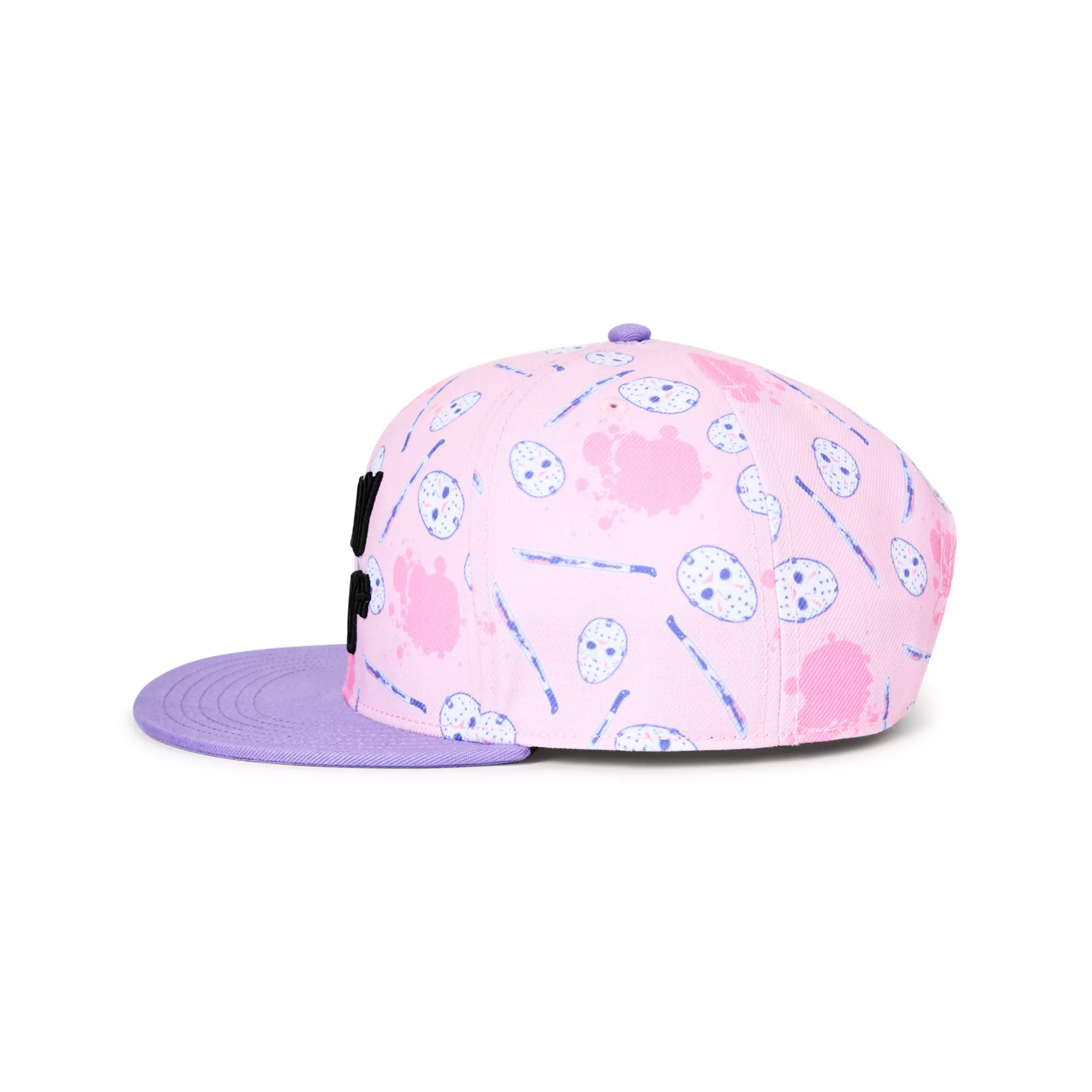 Pastel Pink Friday the 13th Snapback Hat