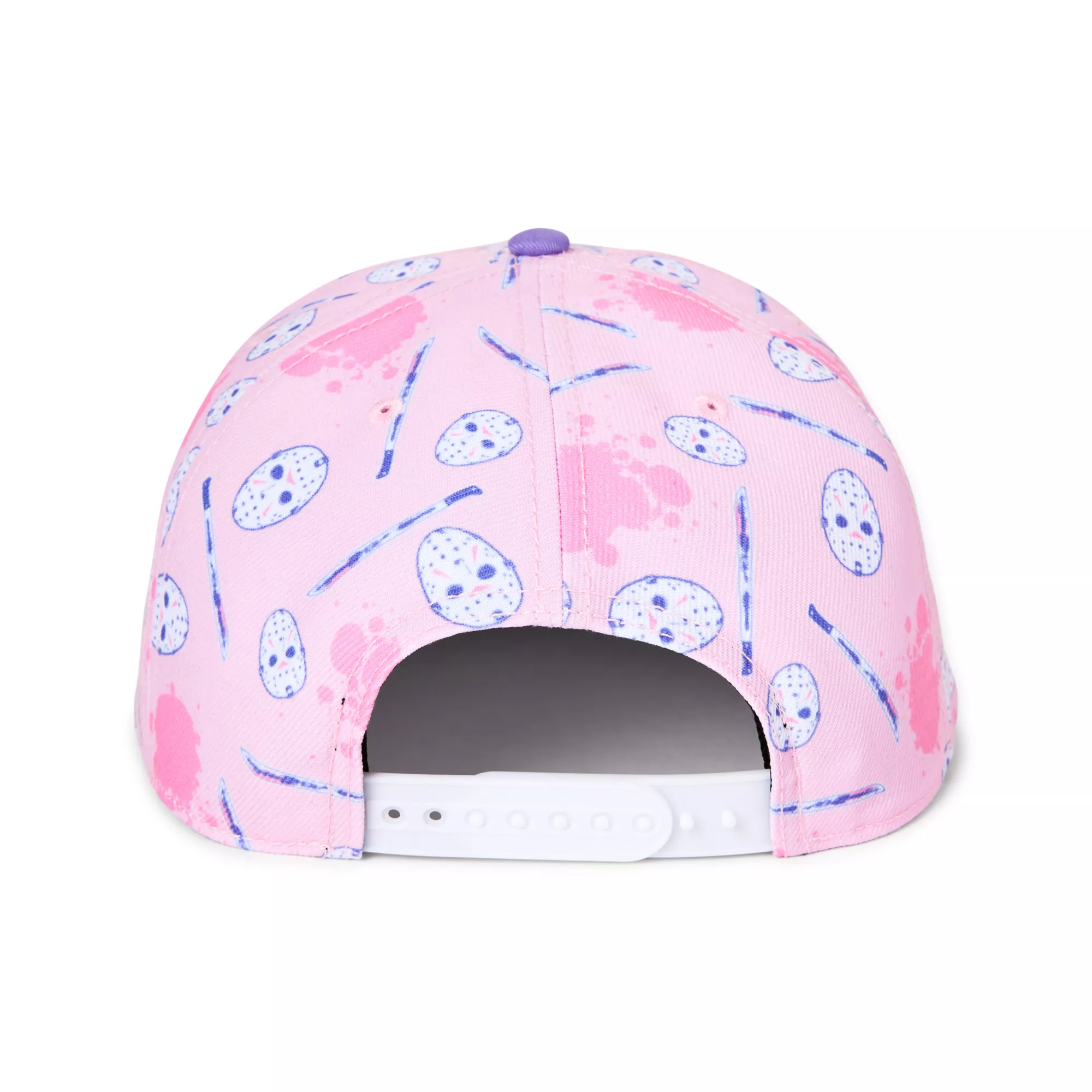 Pastel Pink Friday the 13th Snapback Hat