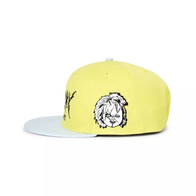 Chucky Wanna Play Pastel Yellow Snapback Hat at Spencer's