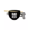 Badass Molded Gun Bowl with Chopsticks at Spencer's
