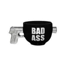 Badass Molded Gun Bowl with Chopsticks at Spencer's