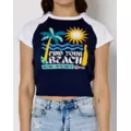 Corona Find Your Beach Baseball Baby T Shirt at Spencer's