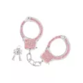 Pleasure Bound Pink Rhinestone Cuffs at Spencer's
