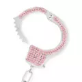Pleasure Bound Pink Rhinestone Cuffs at Spencer's
