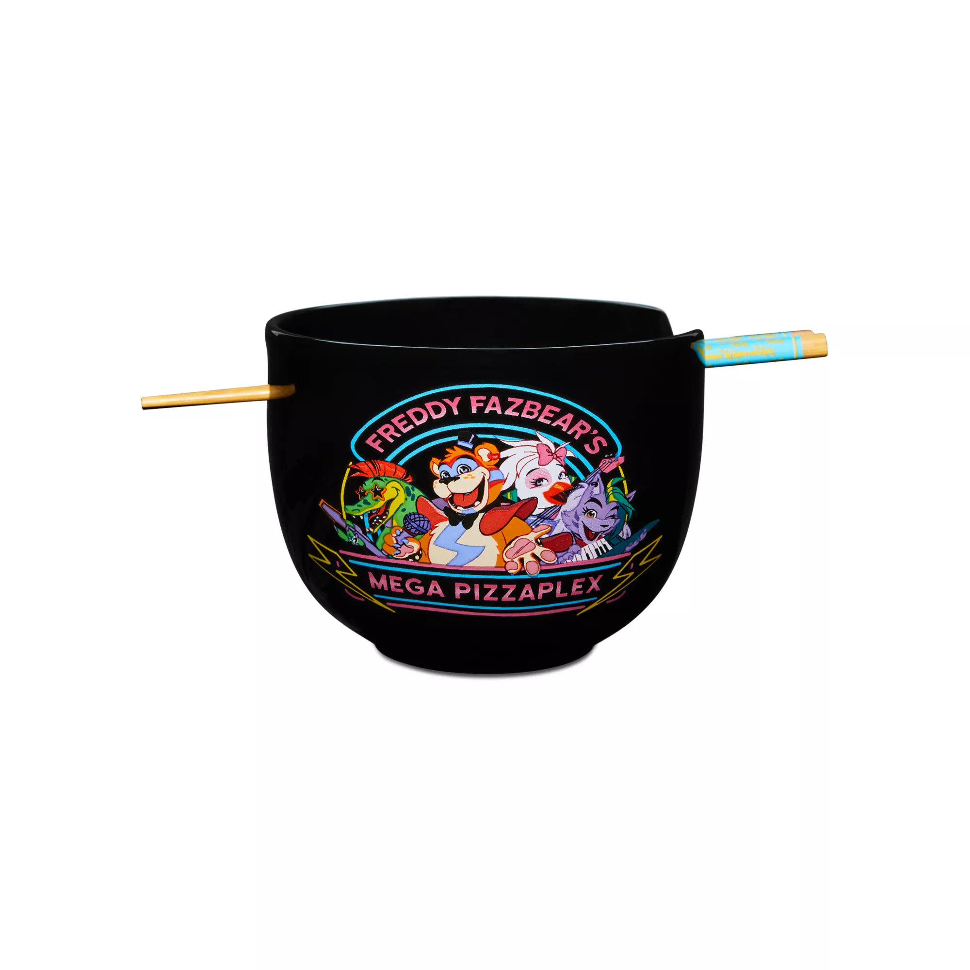 Mega Pizzaplex Ramen Bowl with Chopsticks - Five Nights at Freddy's at Spencer's